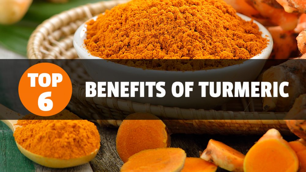 The six health benefits of turmeric