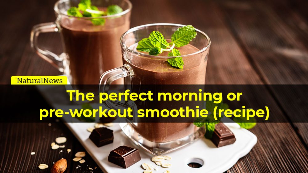 The perfect morning or pre-workout smoothie (recipe)