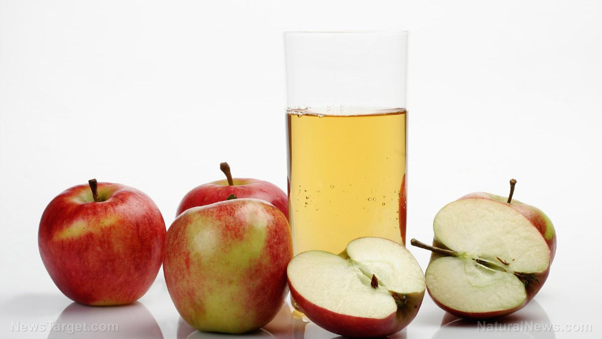 Drinking apple juice is beneficial to your health