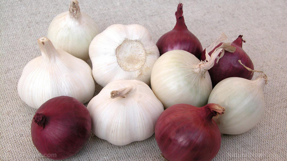 What do garlic and white onion have in common? Both can lower blood pressure and prevent diabetes