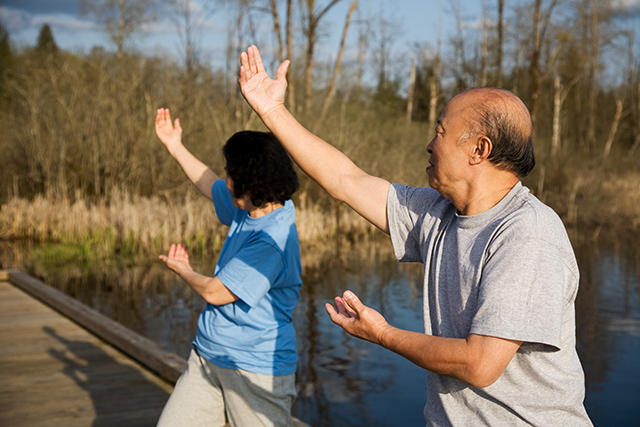Can a healthy diet boost the positive outcomes of qigong and tai chi?