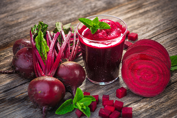 Build up your health with beet juice